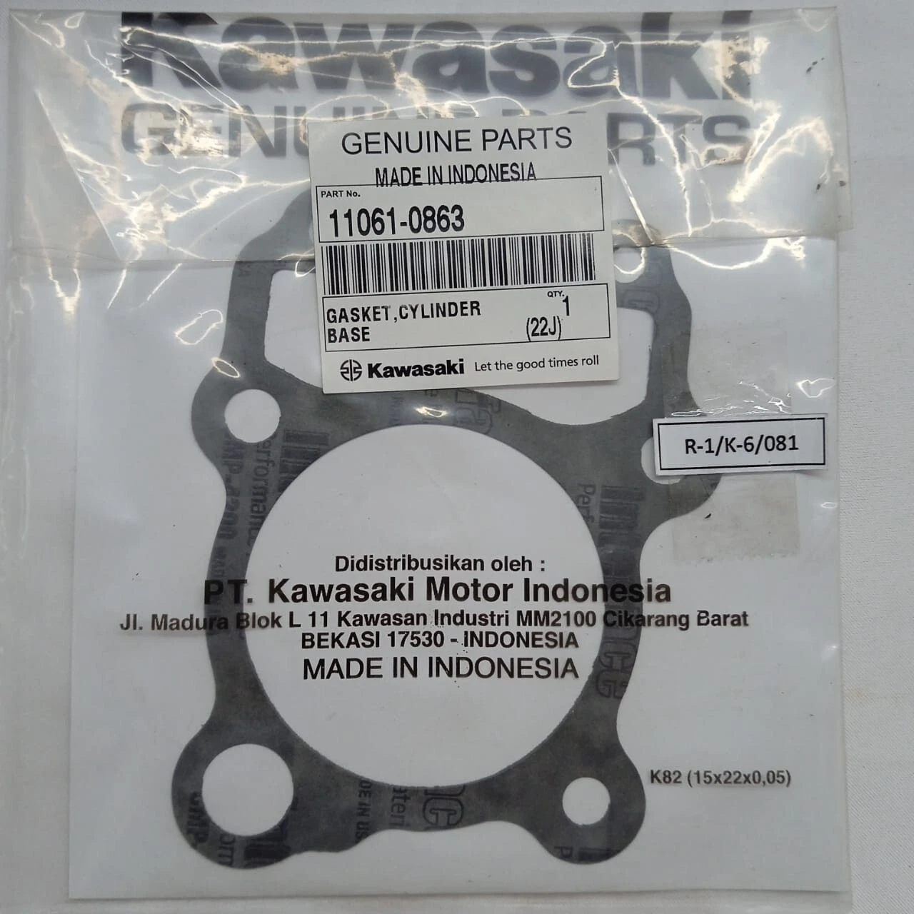 Kawasaki KLX140 KLX150 Cylinder Engine Barrel 58mm with Gasket 98111-0035 NEW - Image 9