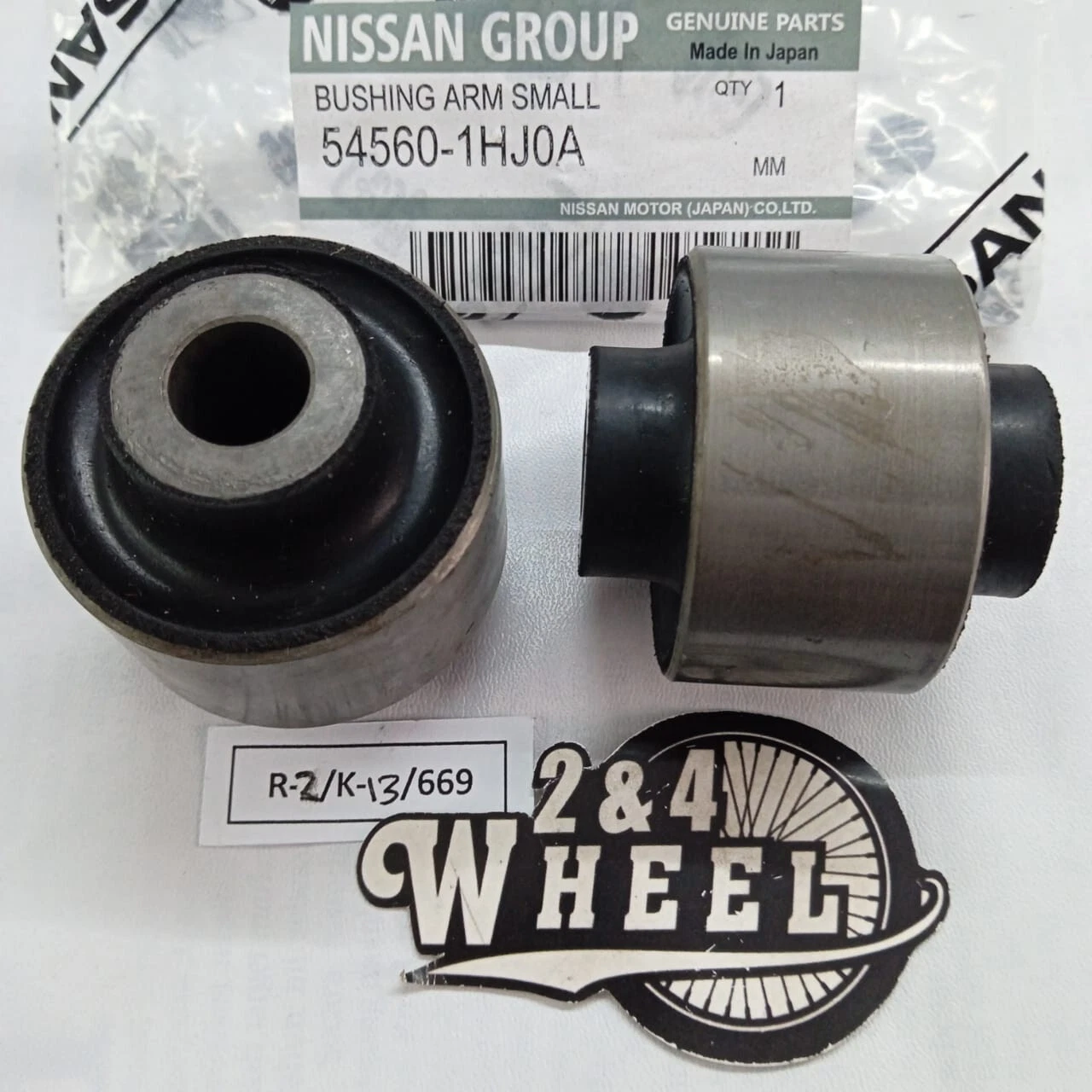 2Pcs Bushing Kit Front Control Arm Bush For Nissan Versa 1.6 Lh/Rh 54560-1HJ0A - Image 3