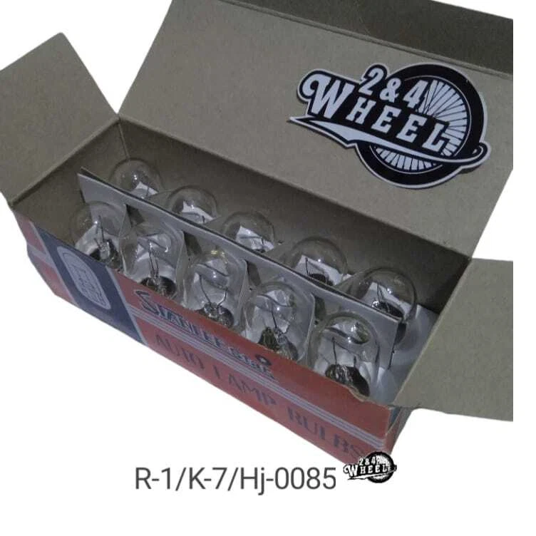 Stanleestar Lamp Bulb T20 12V21W Clear Glass Turn Signal Single Filament 10pc - Image 4