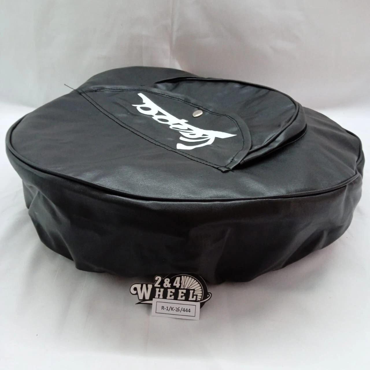Piaggio Vespa 150 Super Sprint VBA VBB VBC Spare Tyre Tire Cover 8" - Image 3