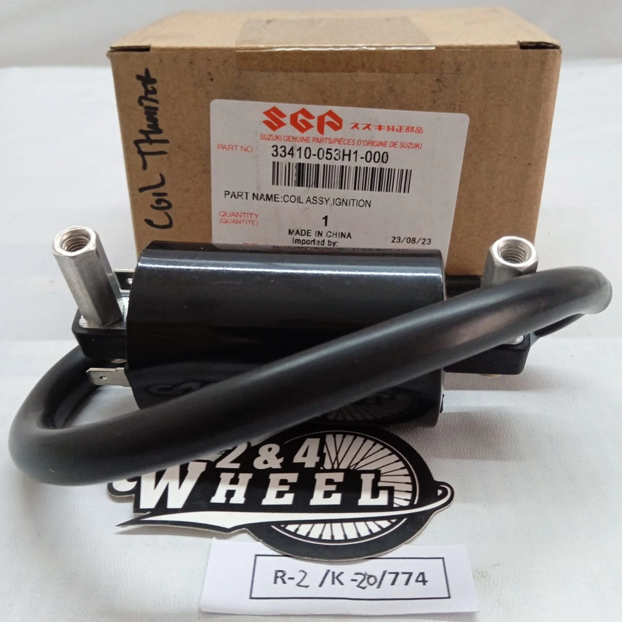 Suzuki GN GS EN 125 150 250 400 425 450 Ignition Coil 33410-053H1-000 NEW