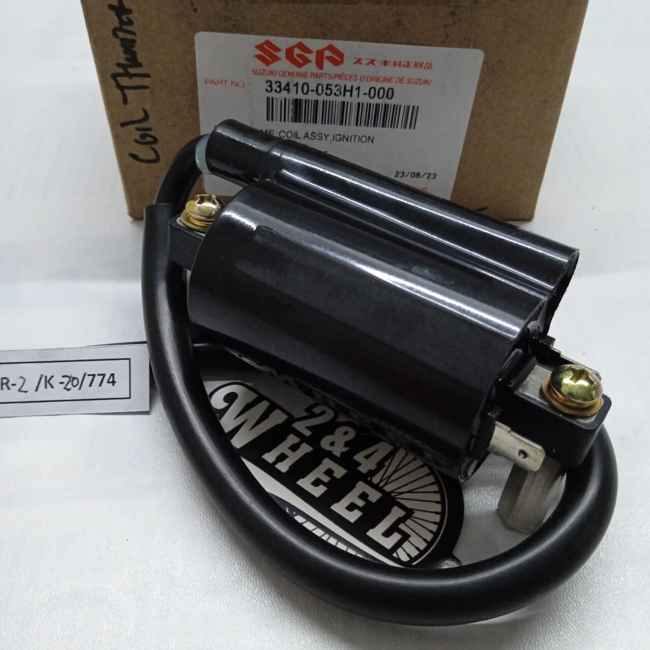Suzuki GN GS EN 125 150 250 400 425 450 Ignition Coil 33410-053H1-000 NEW - Image 3