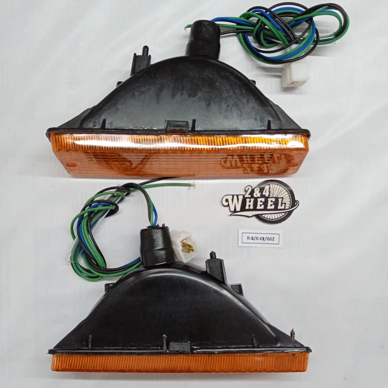 For Isuzu Pick Rodeo KBZ KB26 1980-1989 Front Bumper Turn Signal Lights Lamp L/R - Image 2