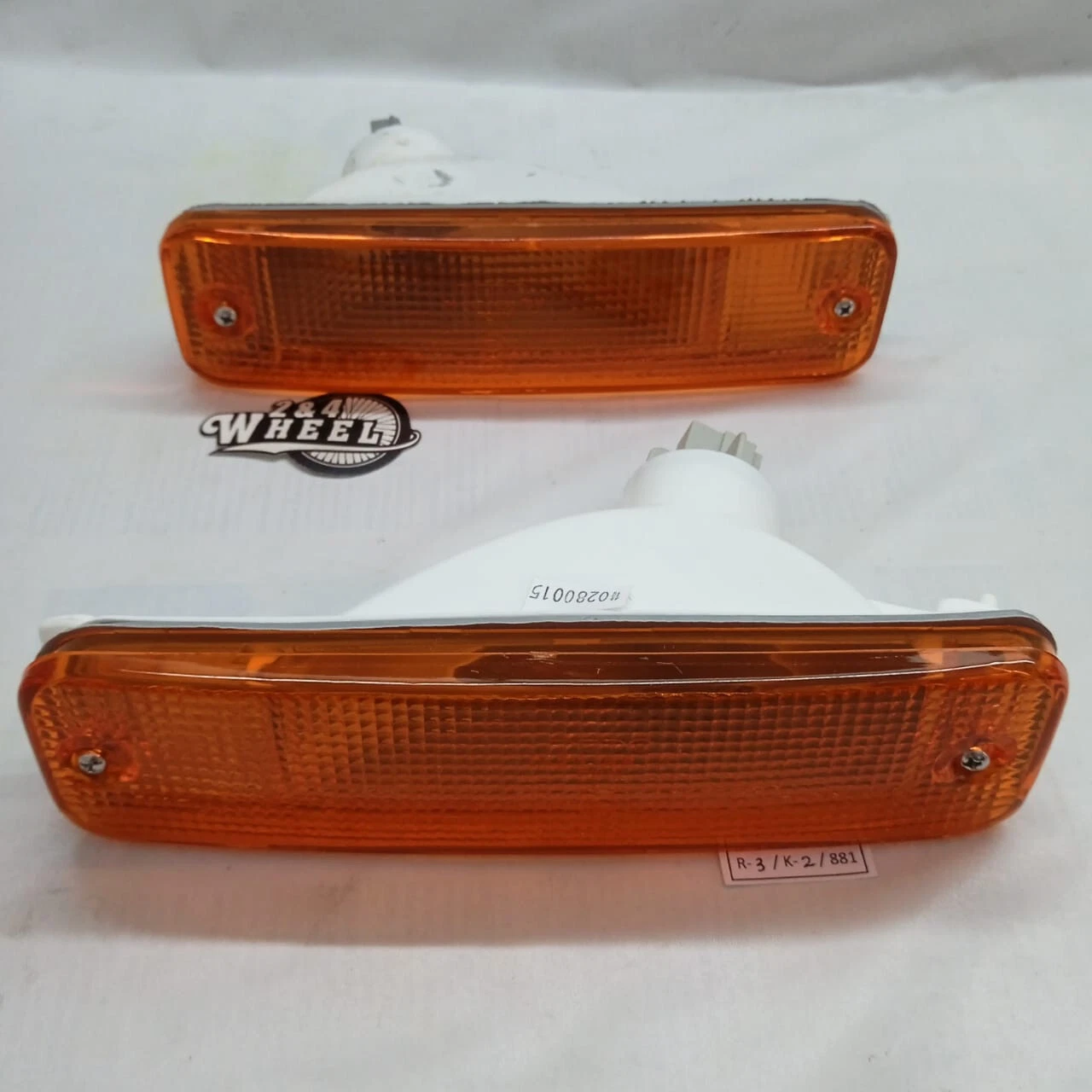 Fit For Honda Civic LX SH4 EF2 3D HB/4D 88-89 Amber Bumper Signal Lamp L/R NEW - Image 2