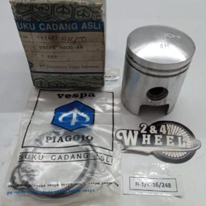 Piaggio Vespa 90 V90 Smallframe Piston Kit Piston Complete Oversize 4M NOS