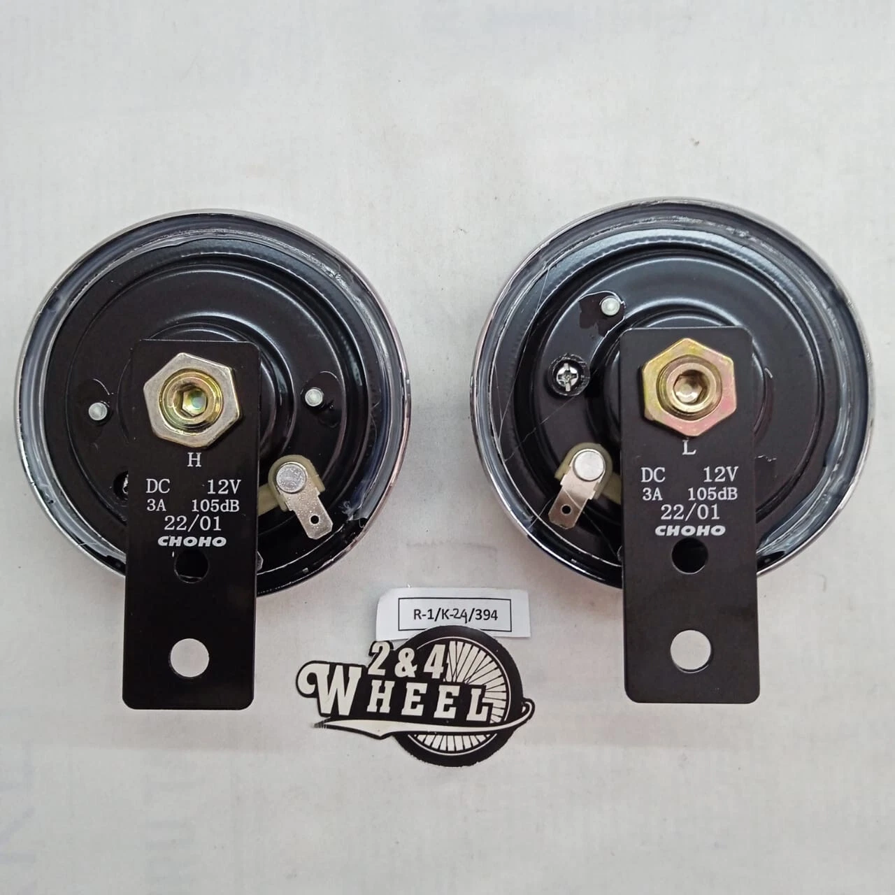 Universal Horn 12 Volt Fits Yamaha Honda Suzuki Kawasaki 1 Pair NEW - Image 4