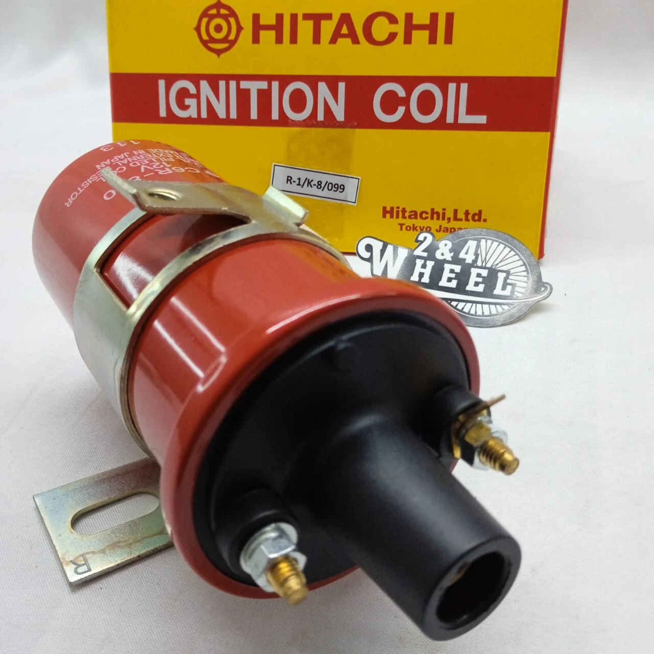 HITACHI C6R 800 12V IGNITION COIL WITH RESISTOR MADE IN JAPAN NEW - Image 4