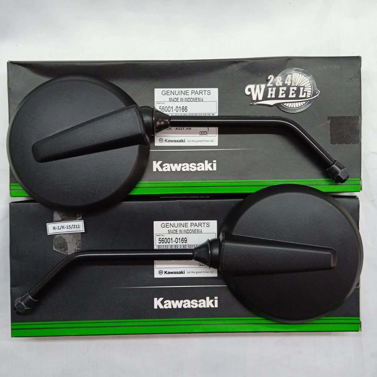 Kawasaki KLX110 KLX140 KLX150 L S BF KLX250 W175 Back Mirror NEW GENUINE - Image 2
