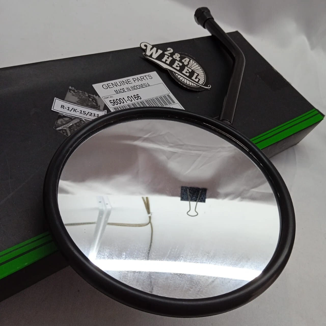 Kawasaki KLX110 KLX140 KLX150 L S BF KLX250 W175 Back Mirror NEW GENUINE - Image 3