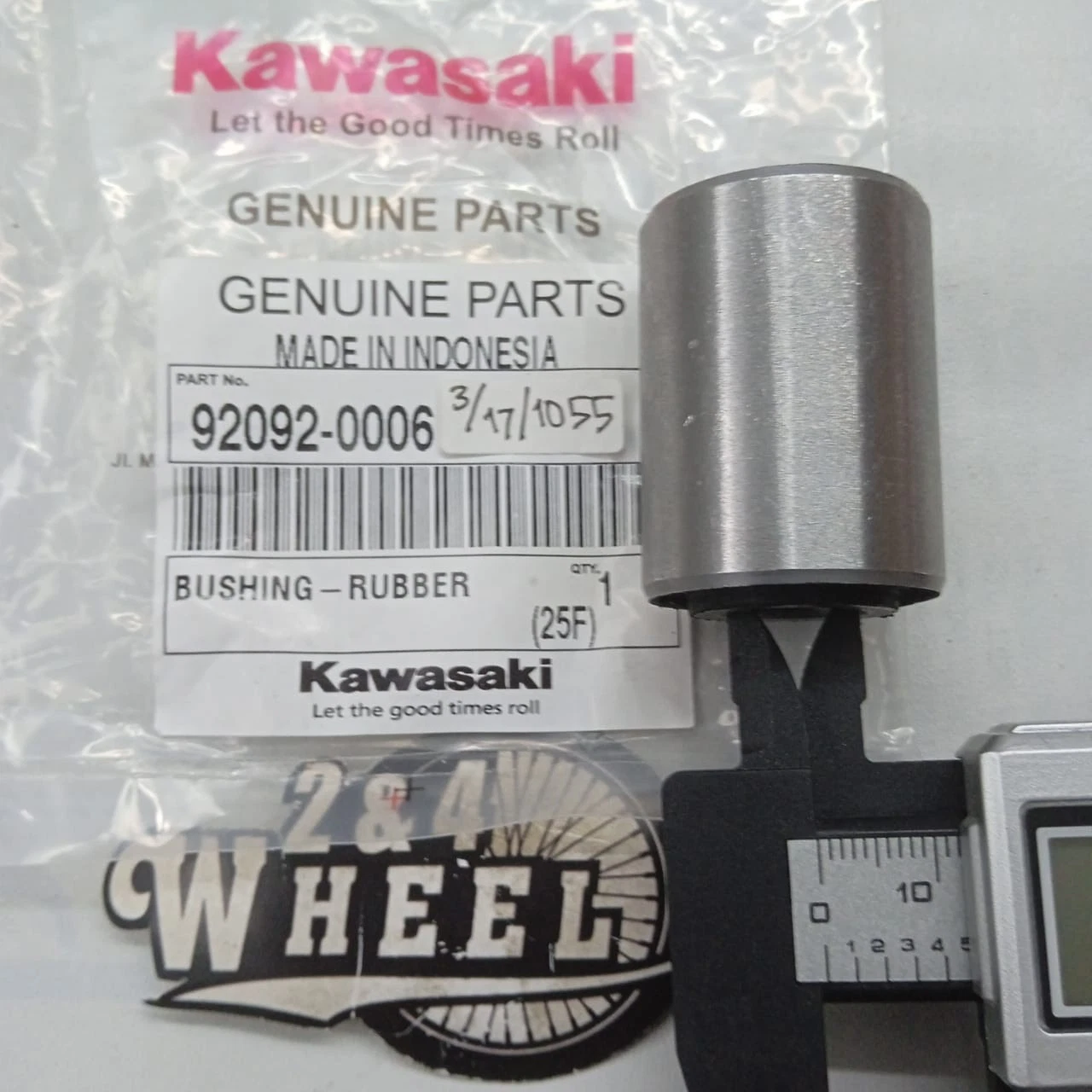 2x Swing Arm Shaft Bushing Kawasaki KH100 KH110 KH125 C2 SS TR G3 G7 92092-0006 - Image 5