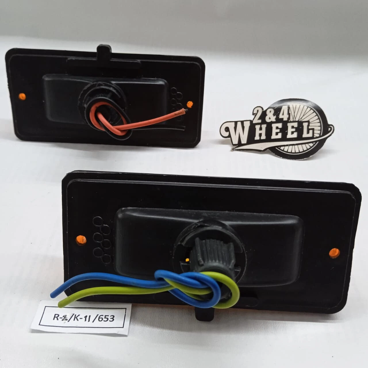 Side Bumper Turn Signal Lights For Isuzu Pickup KB26 KB41 Pair Lh Rh NOS - Image 4