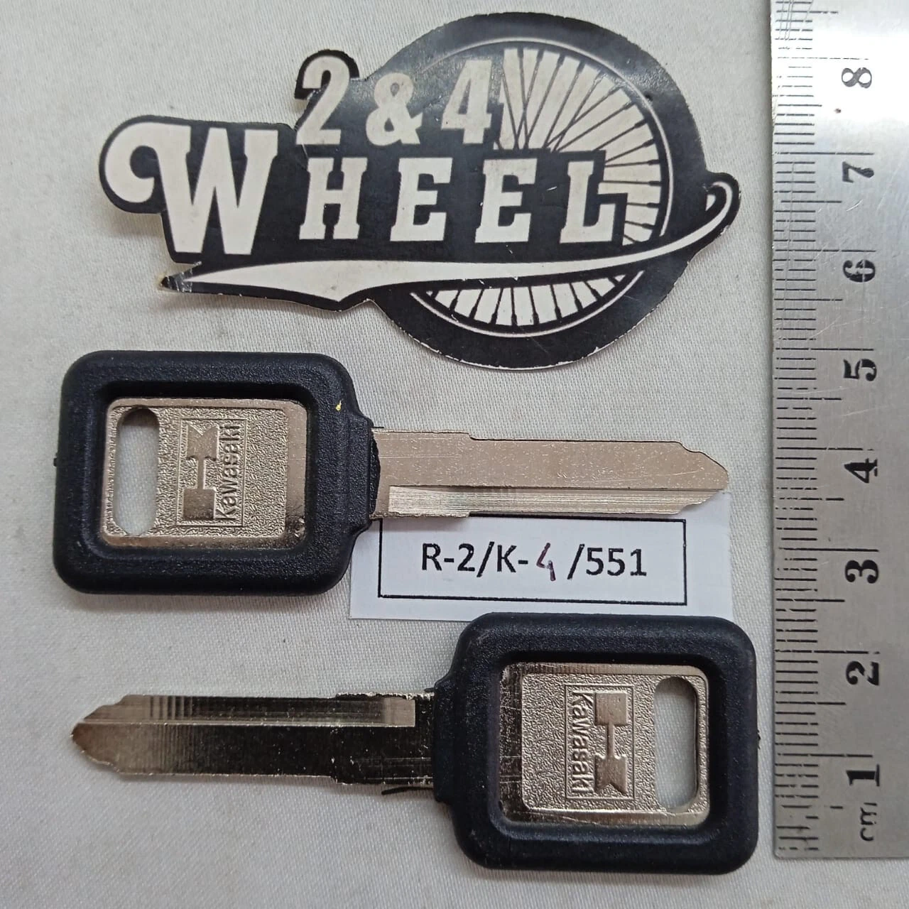 Kawasaki Motorcycle Key Blank Uncut Key Code Z5001-Z6001 NEW 2Pcs - Image 5