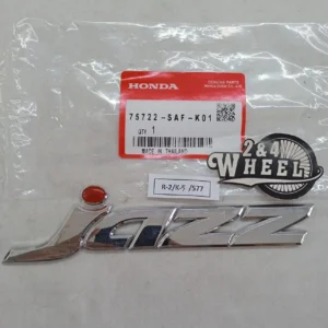 Honda Jazz GD1 GD2 GD3 GD4 GD5 GE3 Red Dot Emblem Chrome Trunk Badge 3D NEW