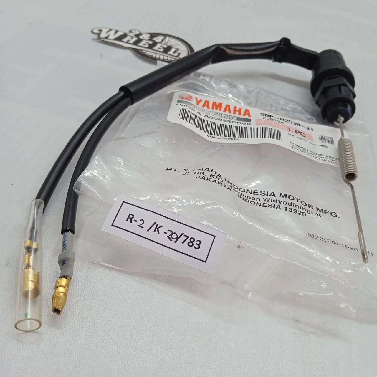 Yamaha SX4 TTR225 AS1 AS2 RD125 DT100 Brake Switch 5BP-H2530-31 - Image 2