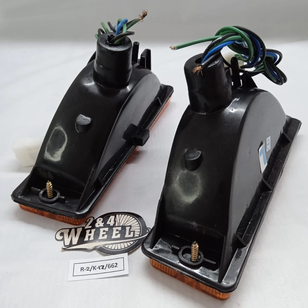 Front Bumper Turn Signal Lights Lamp LH RH 80-89 Isuzu Pickup Rodeo KBZ KB26 - Image 4