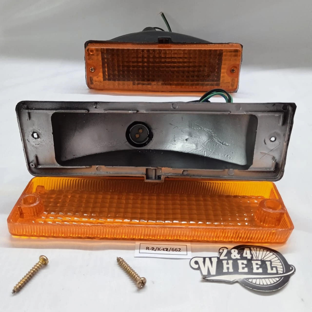 Front Bumper Turn Signal Lights Lamp LH RH 80-89 Isuzu Pickup Rodeo KBZ KB26 - Image 5
