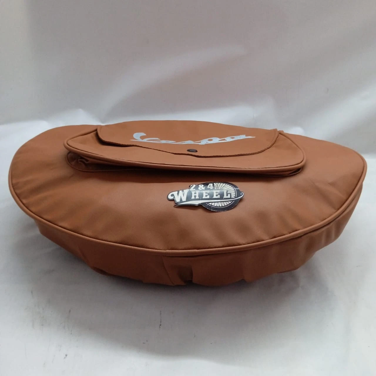 Piaggio Vespa 150 Super Sprint VBA VBB VBC Spare Tyre Tire Cover 8" - Image 2