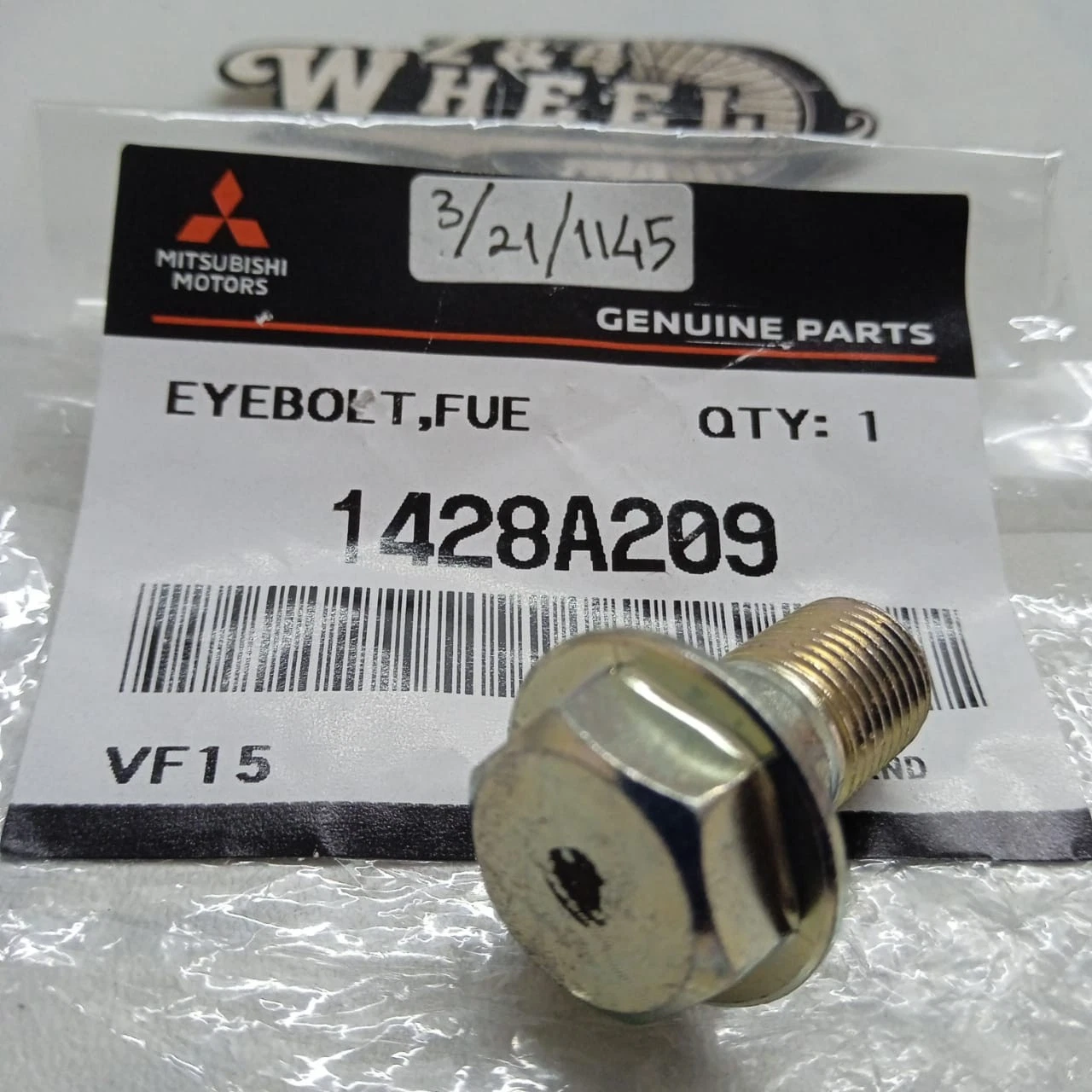Mitsubishi 1428A209 Eyebolt Fuel Line NEW - Image 2
