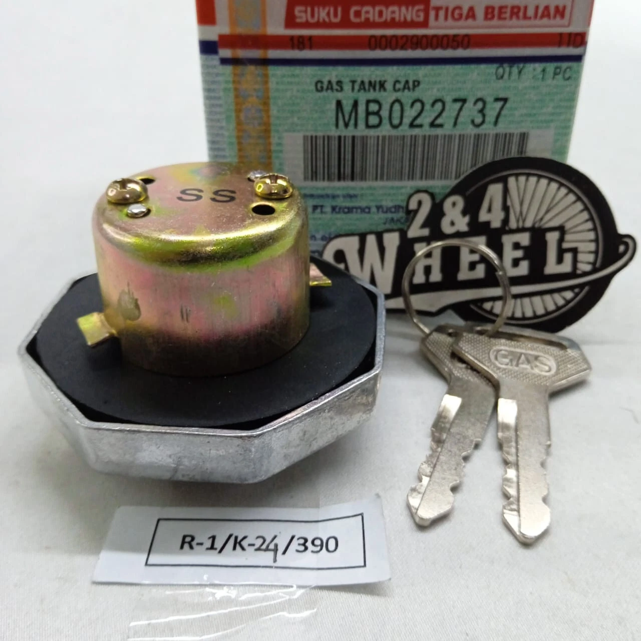 Mitsubishi FUSO CANTER Fuel Filler Cap with 2 Keys MB 022737 NEW - Image 5