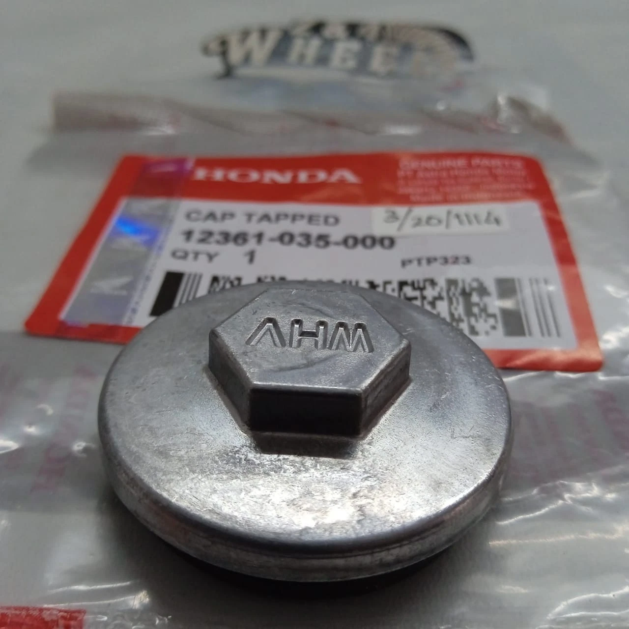 Honda C70 C90 CRF50 CRF70 Tapped Adjusting 12361-035-000 NEW - Image 2