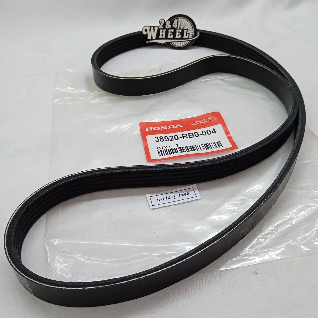 Honda Fit 2009-2013 Serpentine Drive Belt 38920-RB0-004 NEW OEM - Image 3