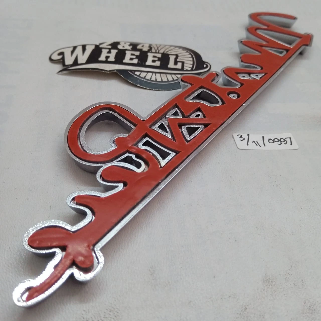 Mercedes Benz W124 Rear Trunk Emblem Masterpiece NEW - Image 4