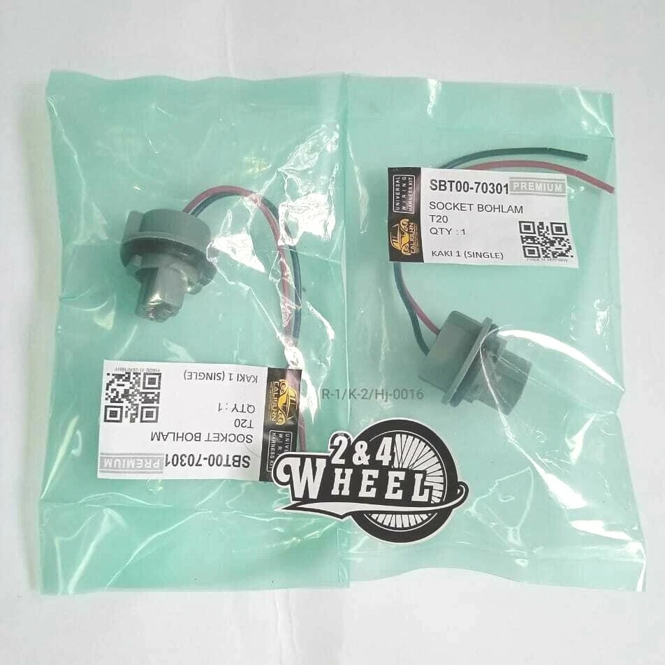 7440 Bulb Socket Turn Signal Light Harness Wire T20 2pc - Image 3