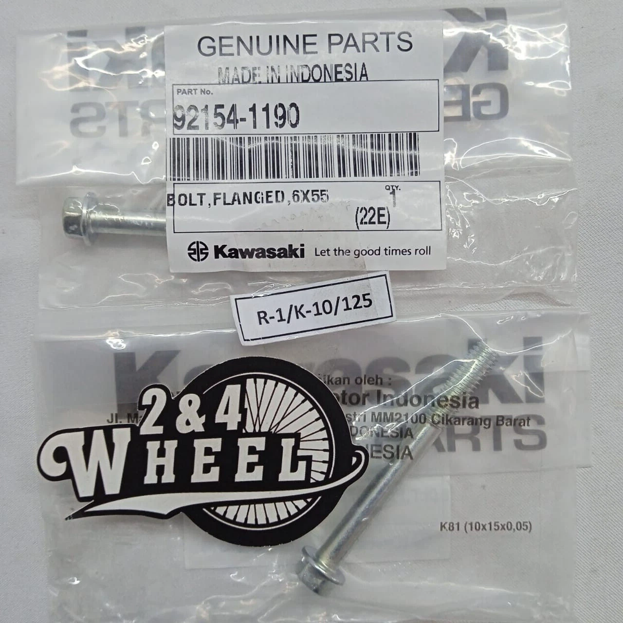 Kawasaki KLX150 KLX 150 Rear Chain Guide Set Assy Set NEW OEM EXPRESS SHIPPING - Image 8