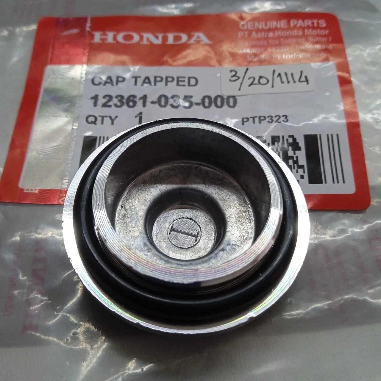 Honda C70 C90 CRF50 CRF70 Tapped Adjusting 12361-035-000 NEW - Image 4