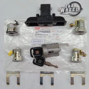 Isuzu Trooper Ignition Lock Cylinder Lock Set and Full Set Key 8-97151124-2 NEW