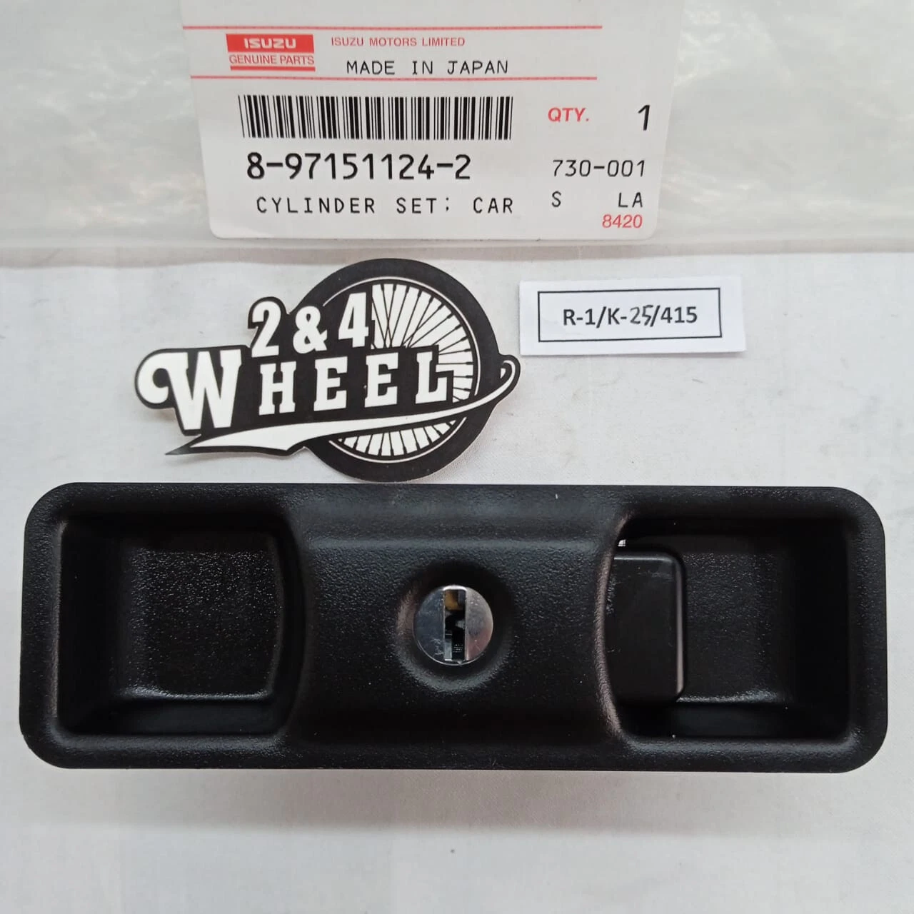 Isuzu Trooper Ignition Lock Cylinder Lock Set and Full Set Key 8-97151124-2 NEW - Image 5
