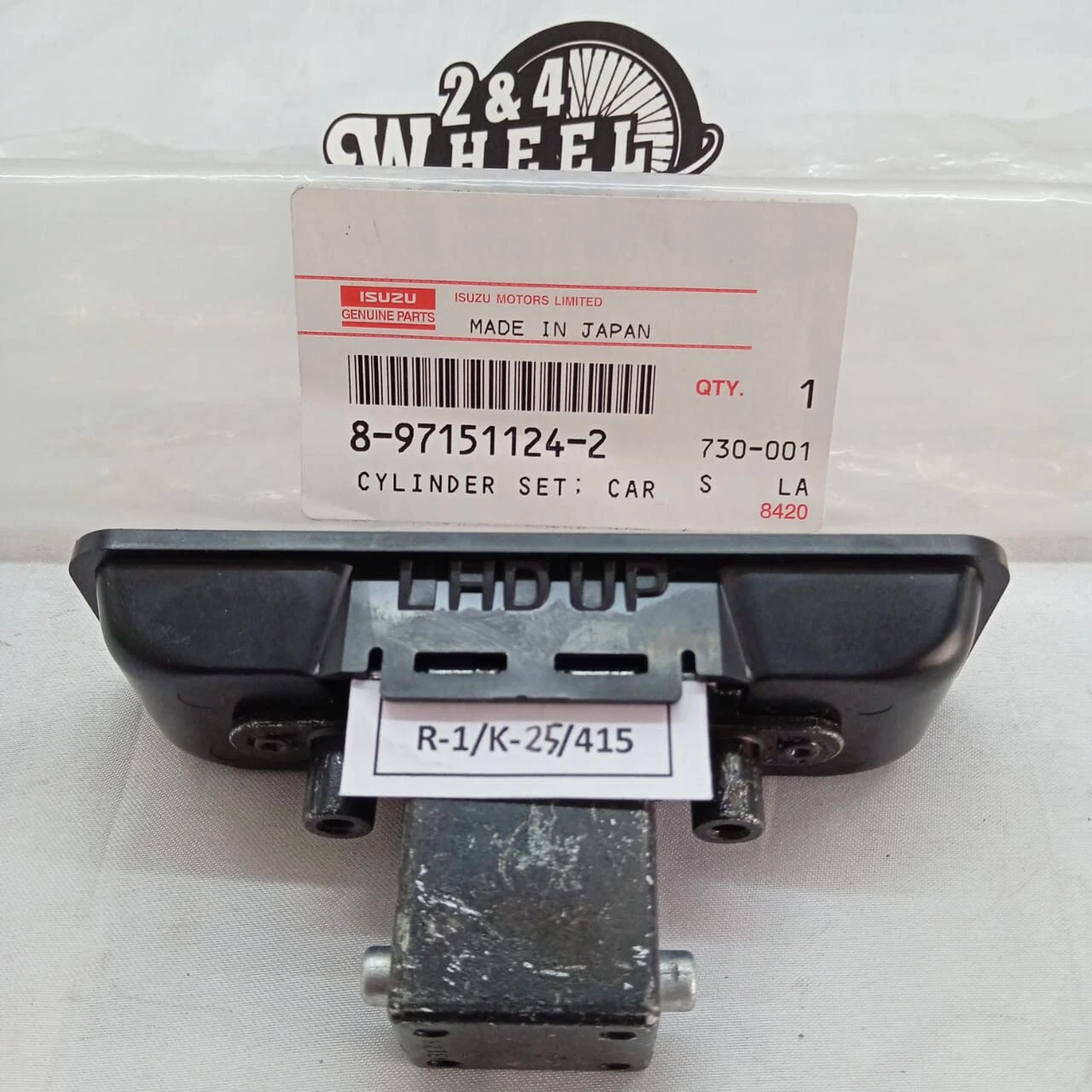 Isuzu Trooper Ignition Lock Cylinder Lock Set and Full Set Key 8-97151124-2 NEW - Image 7