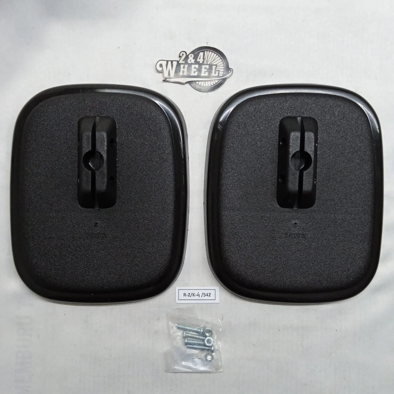 Toyota Land Cruiser BJ40 BJ42 FJ40 FJ45 HJ45 Side View Mirror 1Pair L/R NEW - Image 2