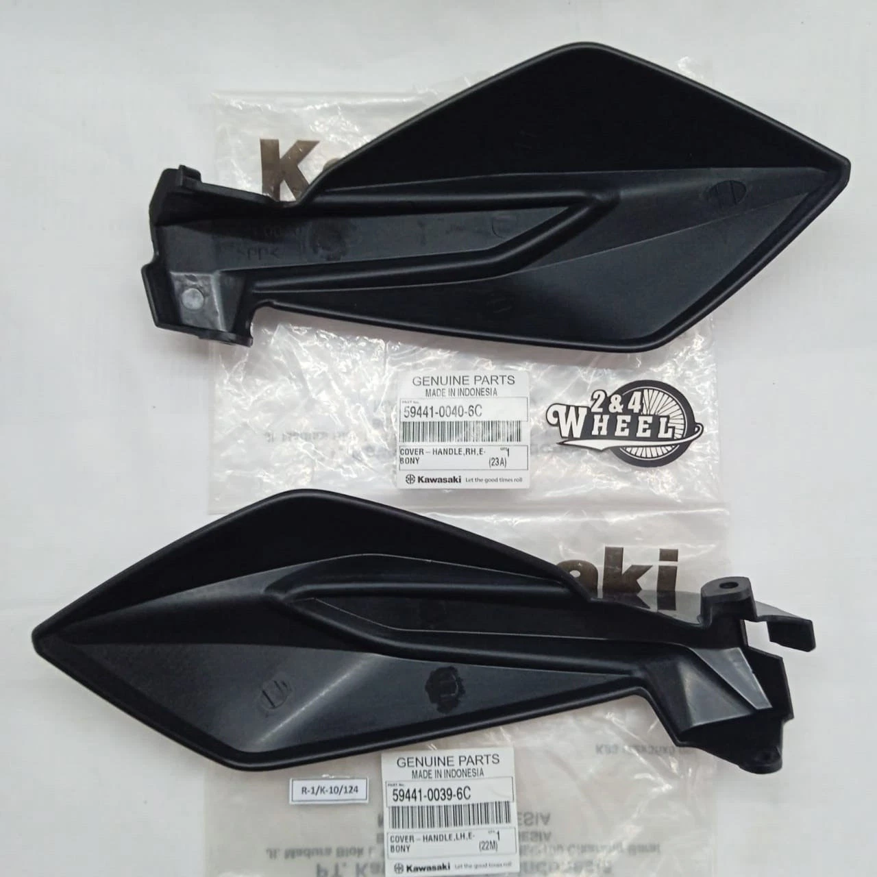 Kawasaki KLX150 KLX 150 KLX150BF KLX 150BF Hand Guard Cover Handle 1Pair L/R NEW - Image 2