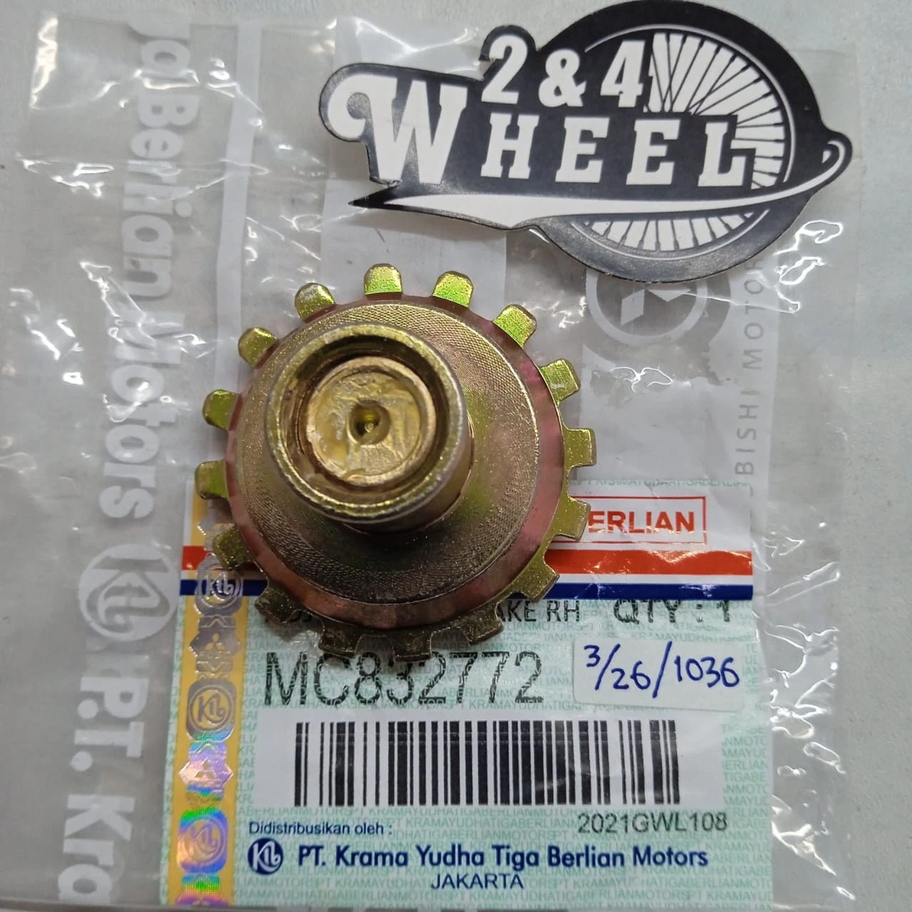 Mitsubishi Fuso Canter FE125 FE73 FE83 Rear Wheel Brake Shoe Adjuster Rh NEW - Image 3
