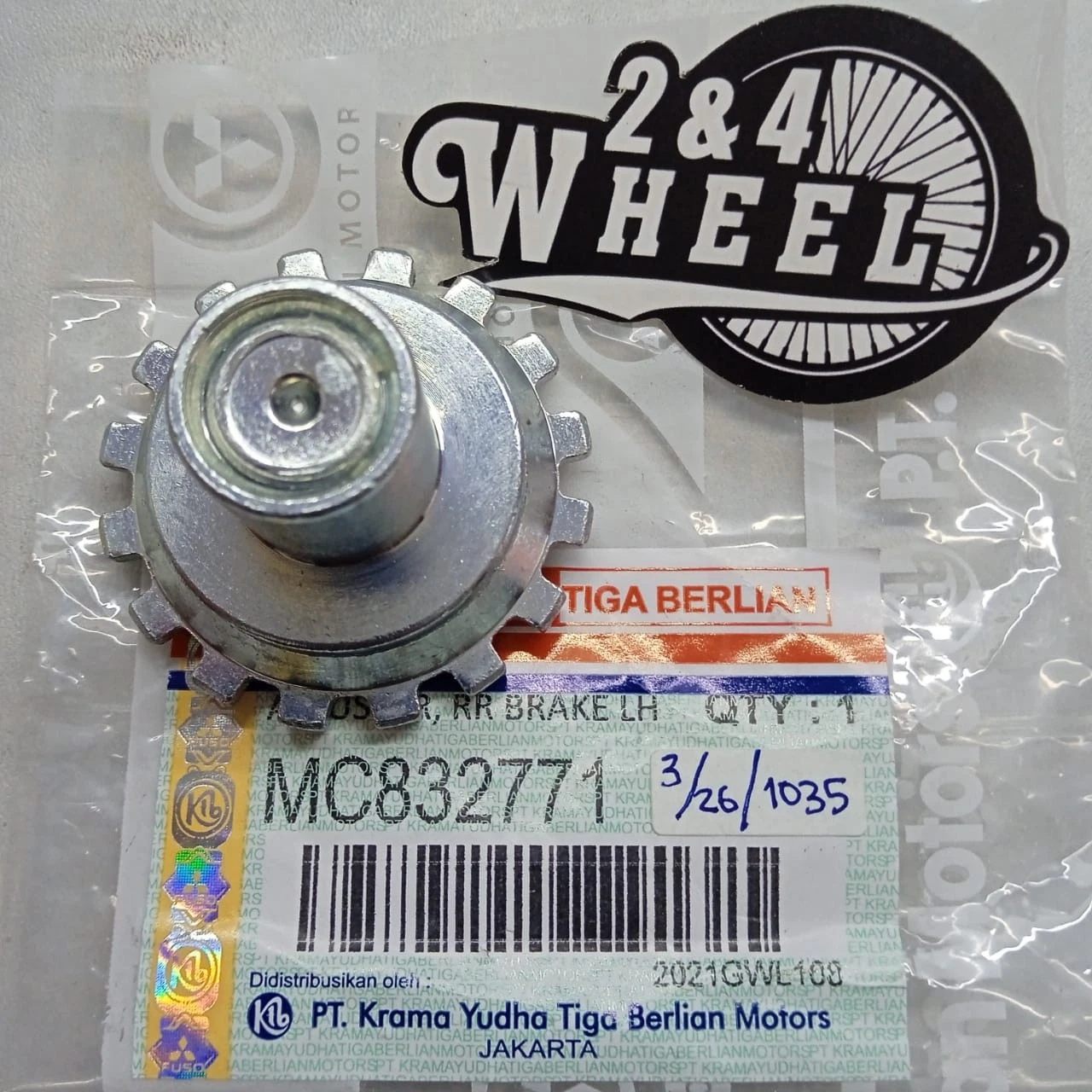 Mitsubishi Fuso Canter FE125 FE73 FE83 Rear Wheel Brake Shoe Adjuster Lh NEW - Image 3