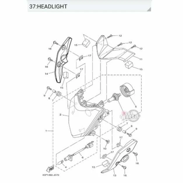 12v 35/35W Headlight Bulb Yamaha Halogen 1PA-H4314-00 - Image 4