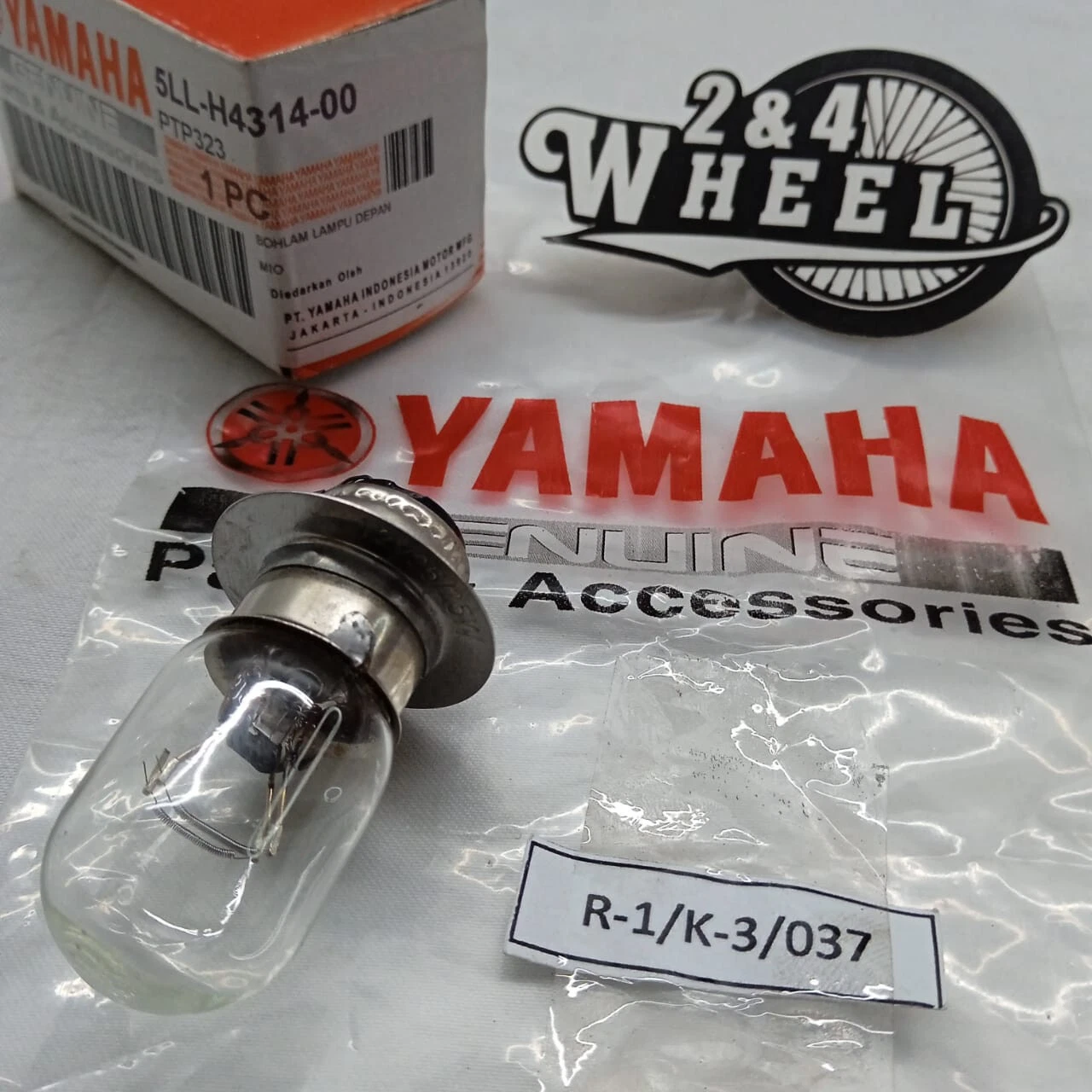 GENUINE YAMAHA 12V 25W Headlight Lamp Bulb 5LL-H4314-00