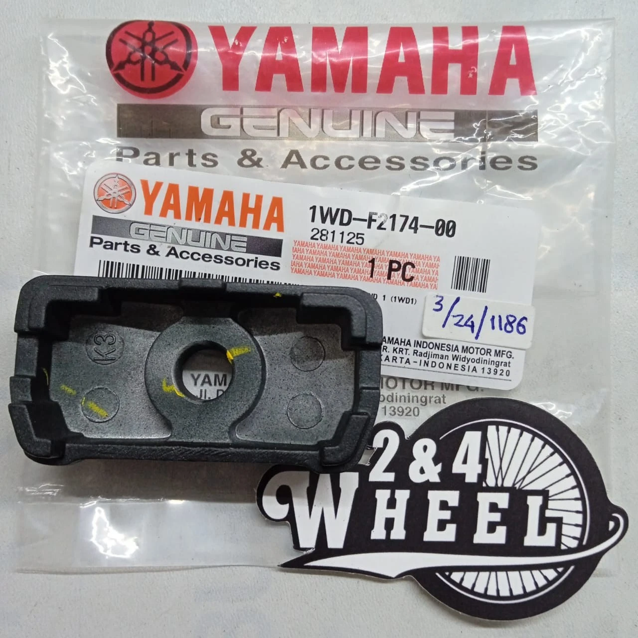 Genuine Yamaha YZFR3 / MT-03 2015-2024 Chain Adjustable Damper 1WD-F2174-00 - Image 3