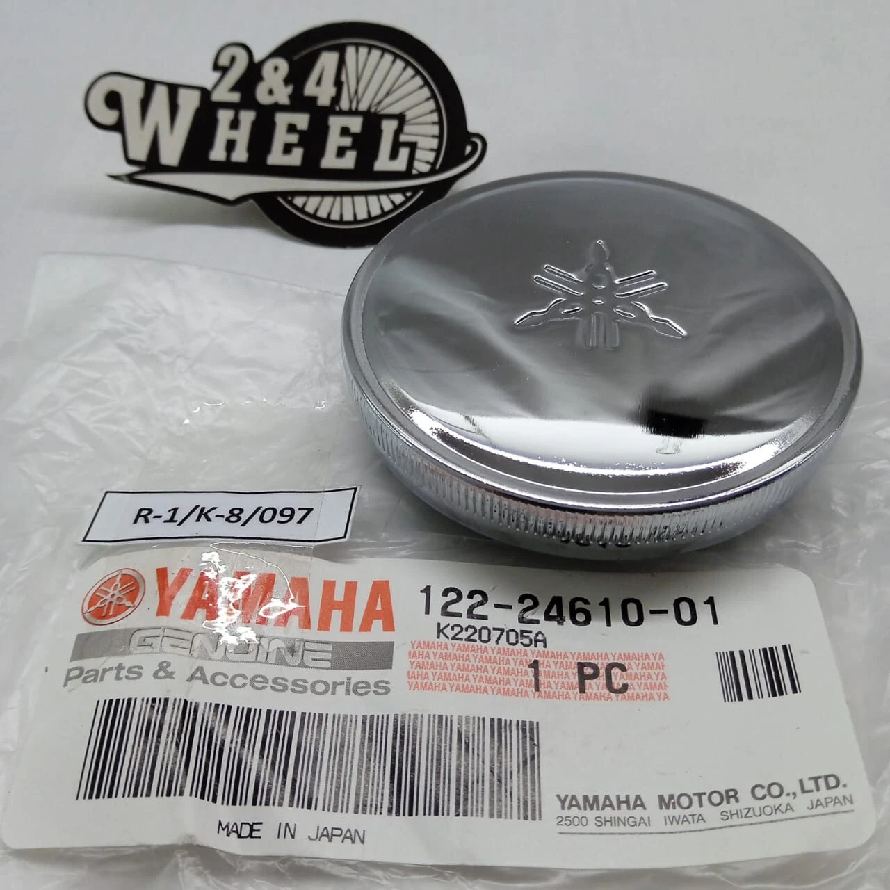 Yamaha YAS1 YAS2 YAS3 DT1 YL1 AS3 Fuel Tank Cap Gas Tank Cap 122-24610-01 NEW - Image 2