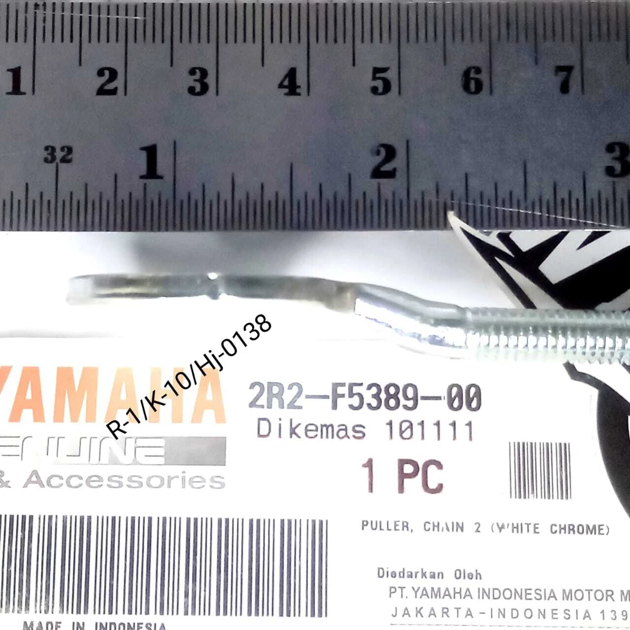 YAMAHA SWINGARM AXLE CHAIN ADJUSTER CHAIN TENSIONER RIGHT 2R2-F5389-00 - Image 4