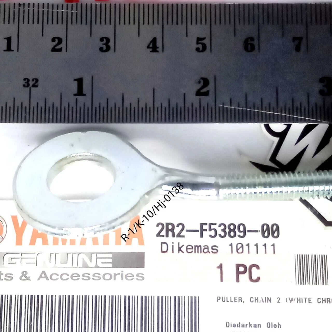 YAMAHA SWINGARM AXLE CHAIN ADJUSTER CHAIN TENSIONER RIGHT 2R2-F5389-00 - Image 5