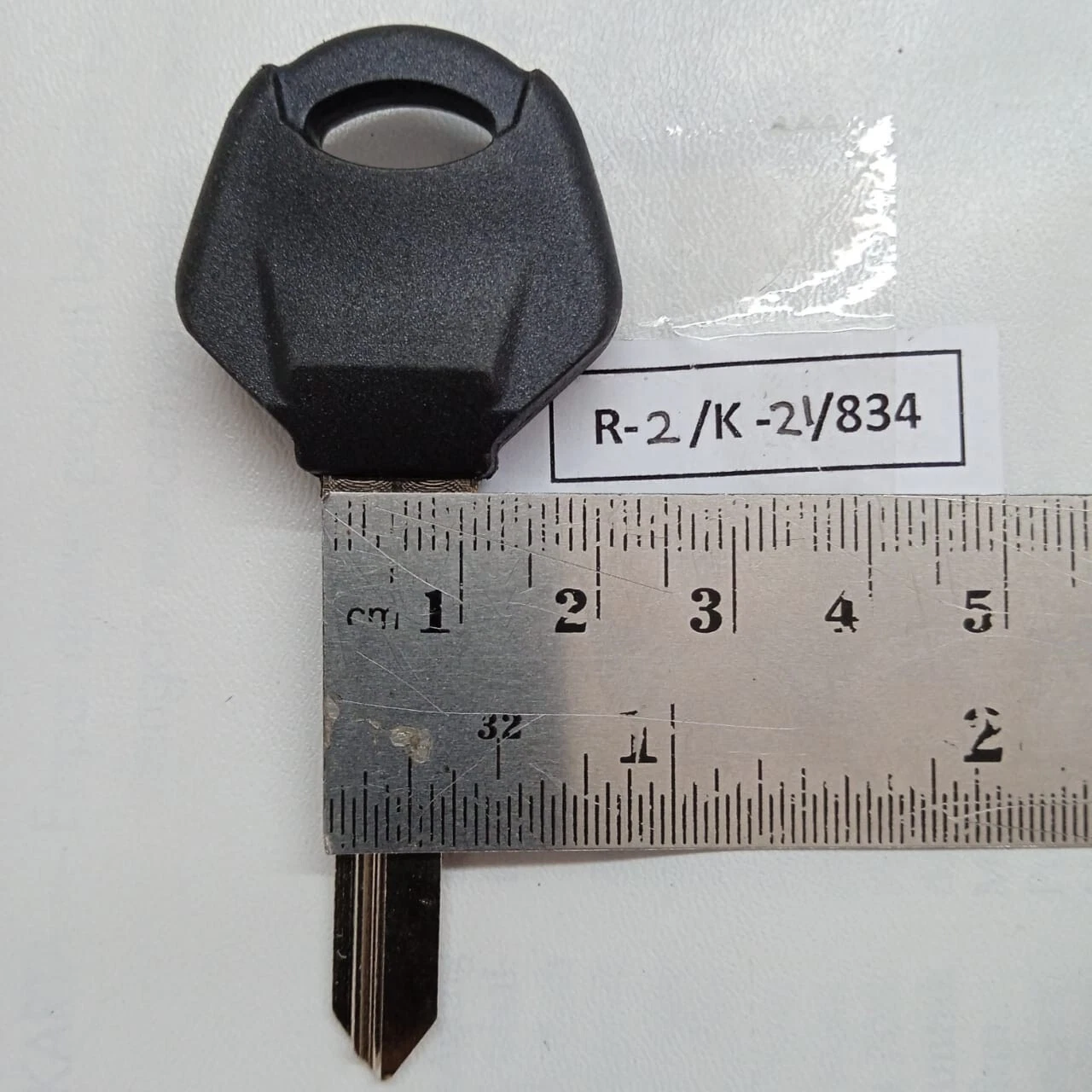 2Pcs Key Blank Uncut Plastic Head Key Fits For Yamaha Motorcycles NEW - Image 5