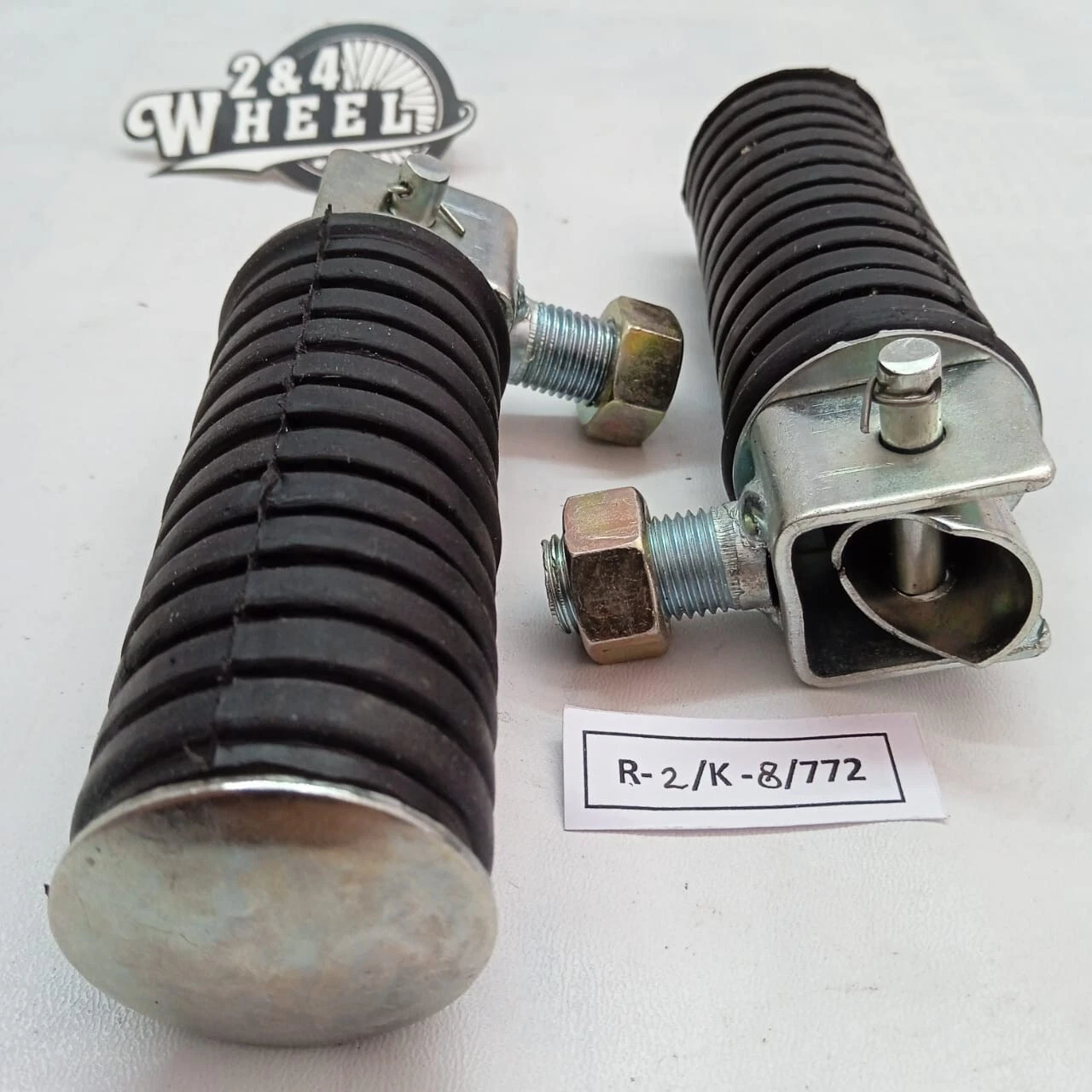 Yamaha YB80 YB90 YB100 YB125 Chappy Rear Pillion Foot Rest Pegs Step NEW - Image 3