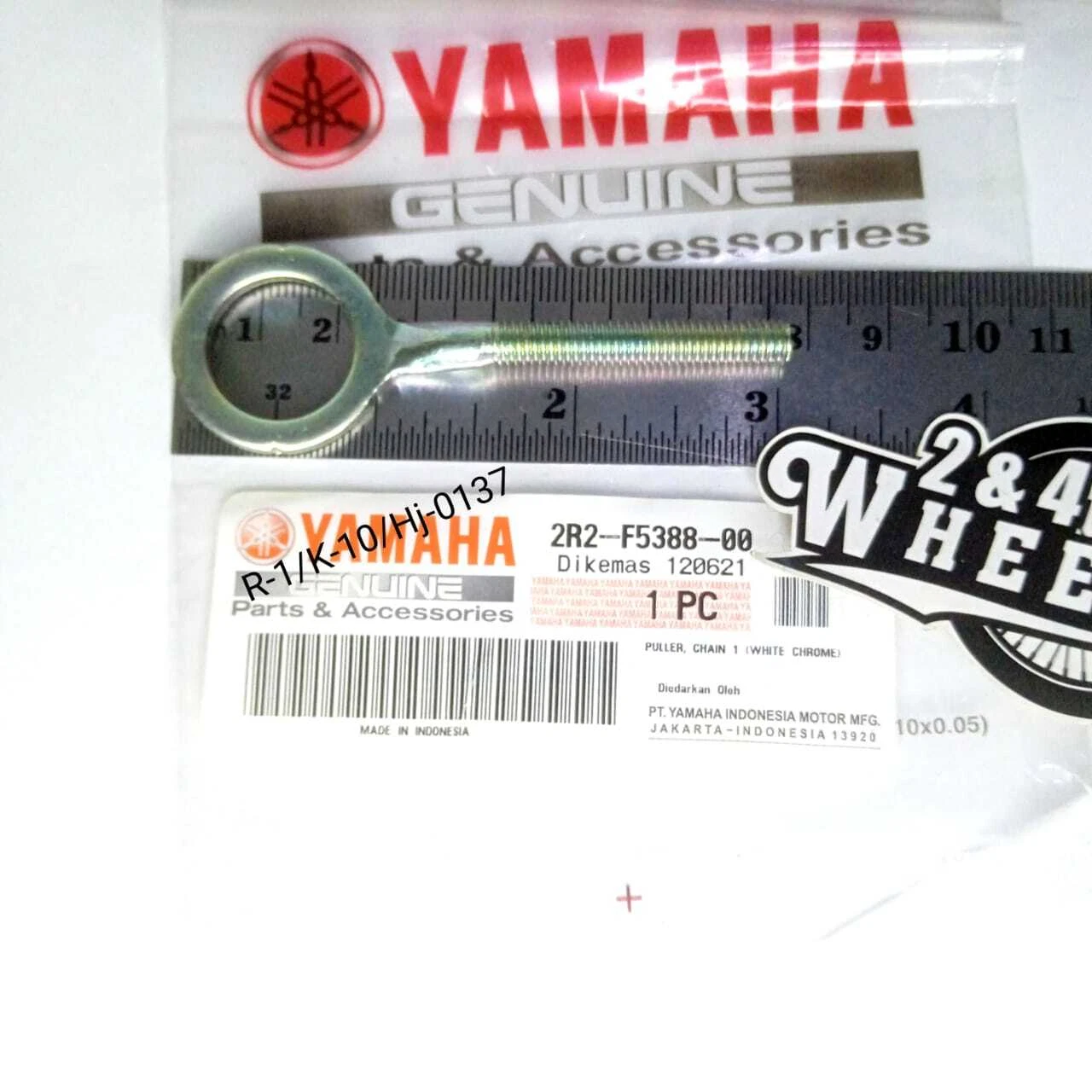 FOR YAMAHA SWINGARM AXLE CHAIN ADJUSTER CHAIN TENSIONER LEFT 2R2-F5388-00