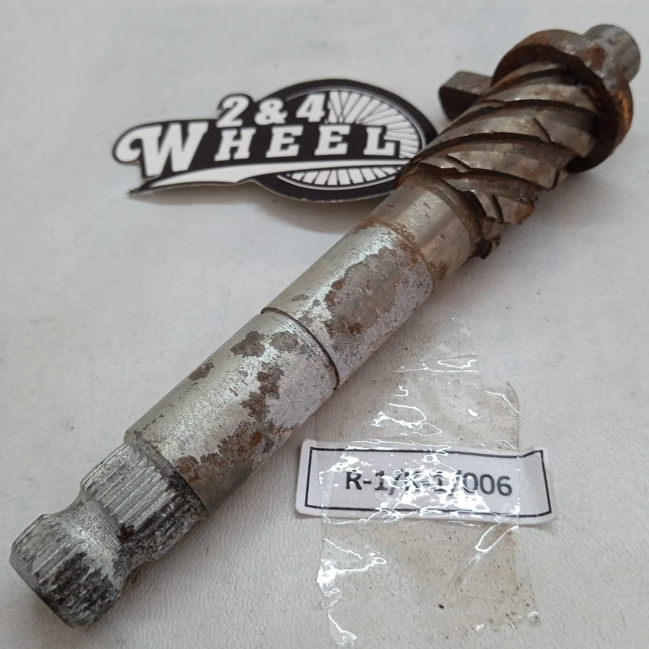 Yamaha V75 Chappy LB50 LB80 U7E Axle Spindle Shaft Kick Starter NOS - Image 5