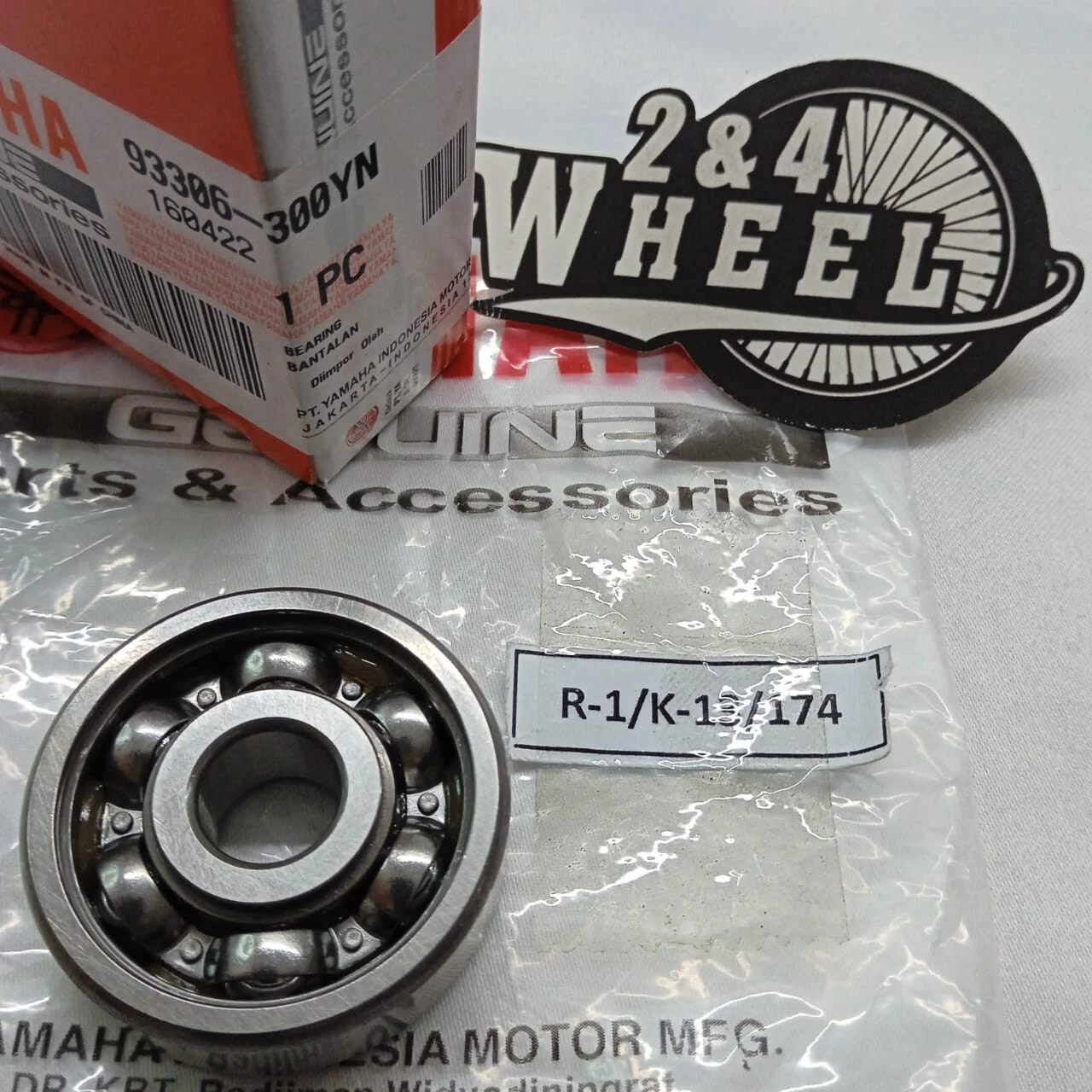 Yamaha N MAX NMAX 2021-2023 Front Hub Wheel Bearing 93306-300YN NEW GENUINE 1pcs - Image 3