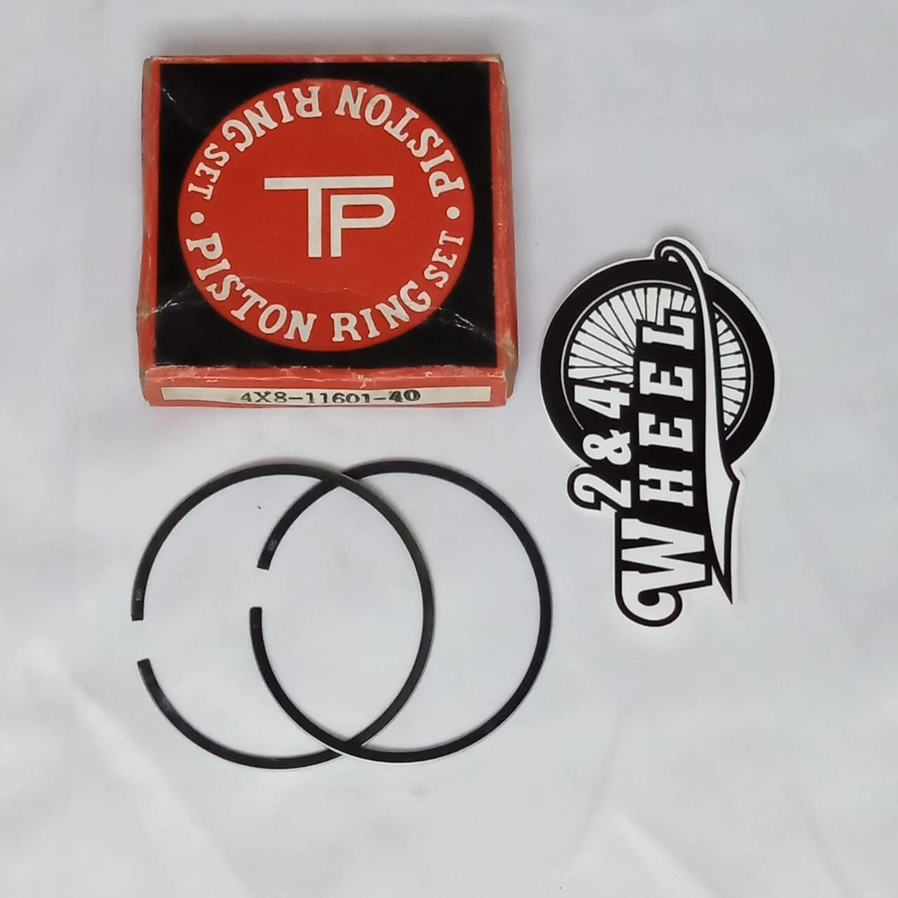 Yamaha RXS 115 RX115 RX-spesial Piston Rings Oversize 1.00 NOS 4X8-11601-40 - Image 2