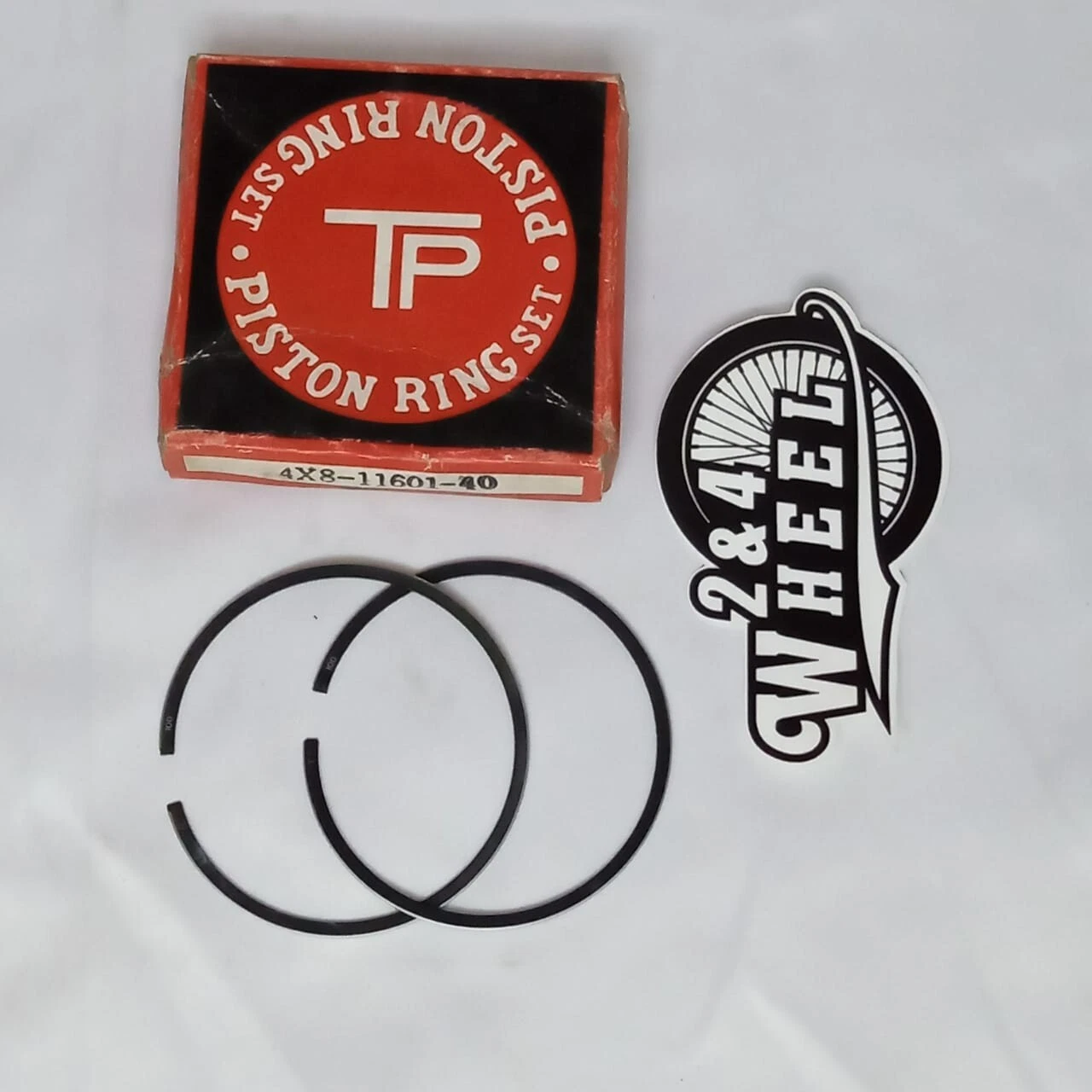 Yamaha RXS 115 RX115 RX-spesial Piston Rings Oversize 1.00 NOS 4X8-11601-40 - Image 3