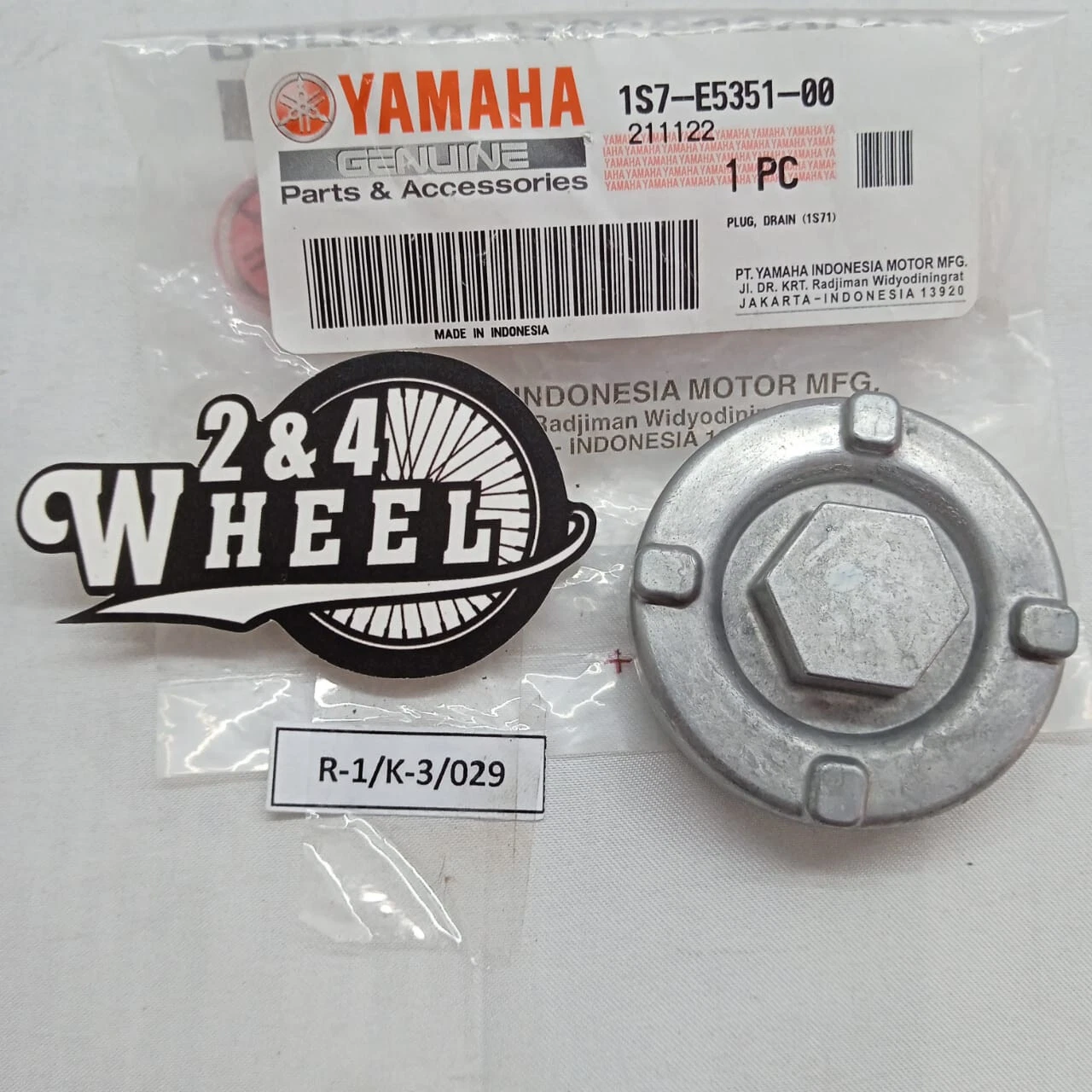 Yamaha Oil Drain Plug & O-ring VP125 250 300 XN NMAX XQ125 YP400R 125R XMAX - Image 3
